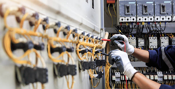 Professional Electrician technician working in Colonial Heights, VA